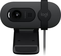Productfoto van Logitech Brio 100 Full HD webcam met lenskapje