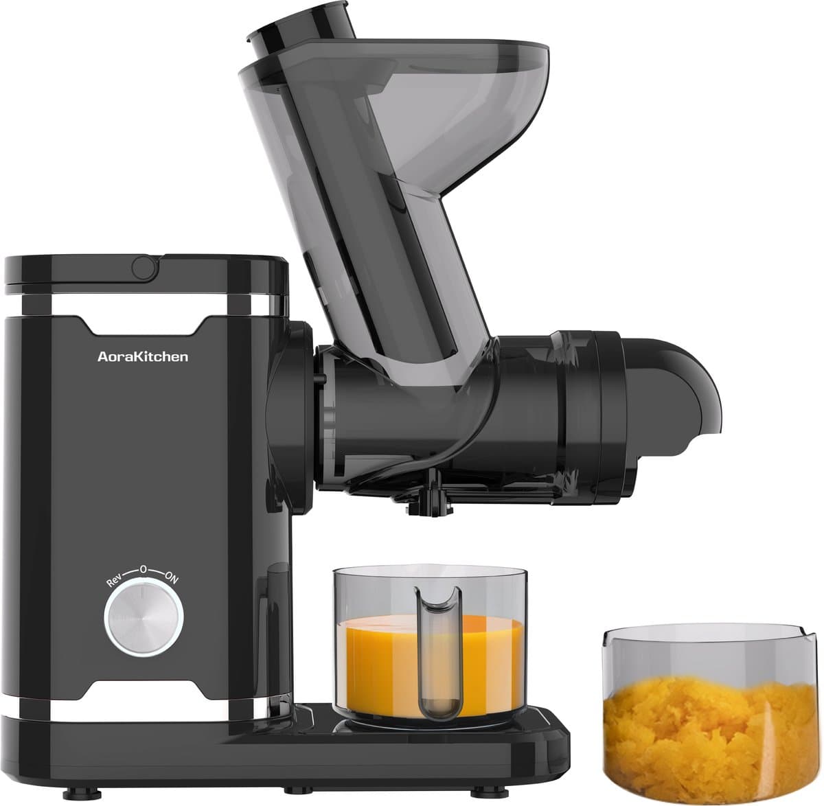 AoraKitchen Slowjuicer - Omkeerfunctie, 90% sapopbrengst