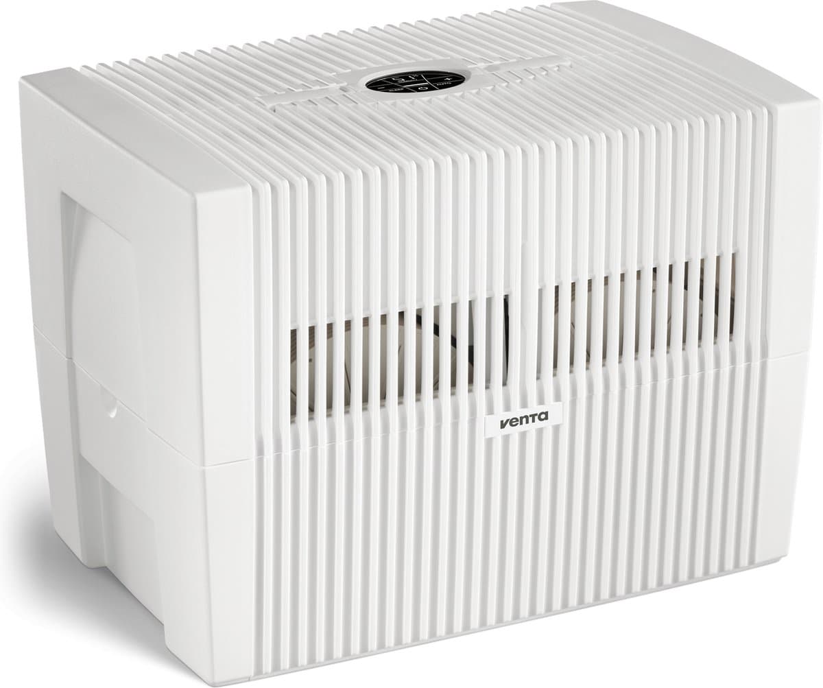Venta LW45 Comfort Plus Luchtbevochtiger 80m² en Luchtreiniger 45m², Auto Control, Briljant wit.