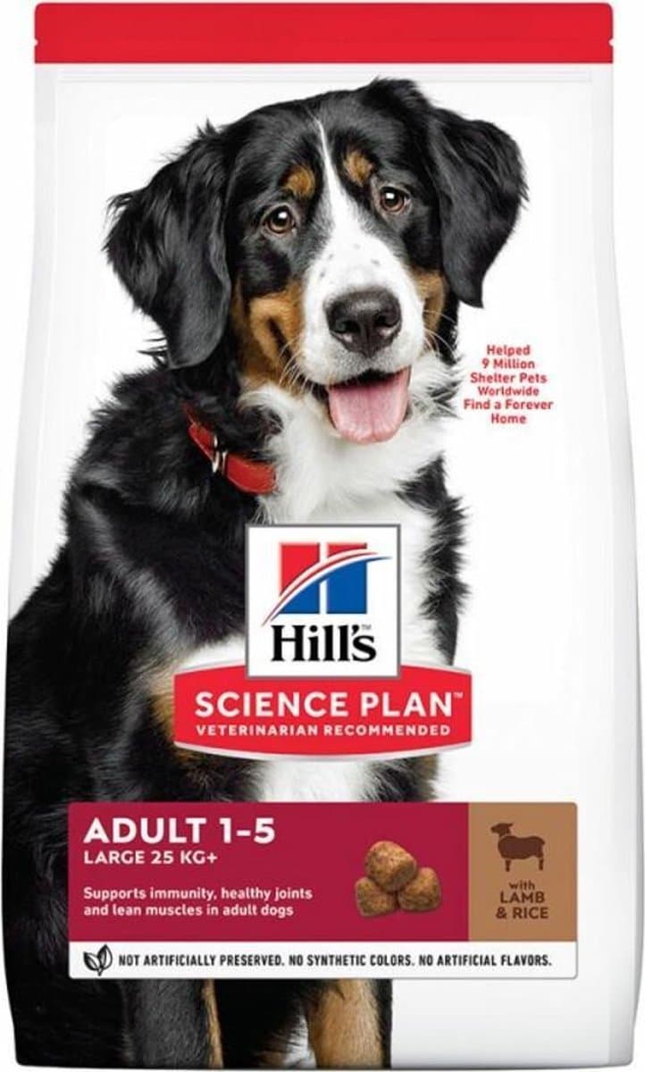 Hills Canine Adult Large Lam - Rijst 14 kg