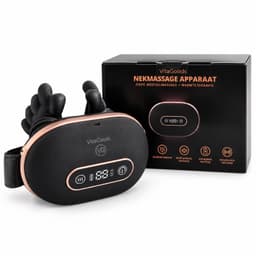 Productfoto van VitaGoods Nekmassage Apparaat - Elektrische Massager voor Nek, Schouders, Rug, Armen & Benen - Shiatsu techniek- Infrarood Warmtetherapie - 3 Standen