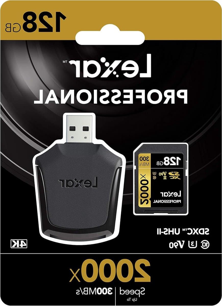 Geheugenkaart - SDXC kaart - Snelle gegevensoverdracht - UHS-II technologie - 128GB - Zwart