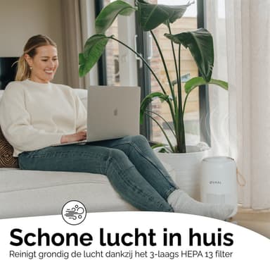 Øvaal Luchtreiniger HEPA13: 250 m³/u voor 50m²
