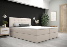 Productfoto van Opberg Boxspring Fenne 160x200 - Met Opbergruimte