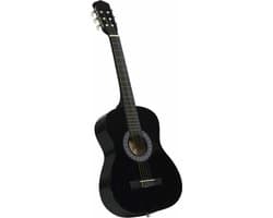 vidaXL Klassieke Gitaar 3/4 Zwart - afbeelding 1