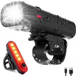 Productfoto van Tikkens Fietsverlichting Set LED USB Oplaadbaar