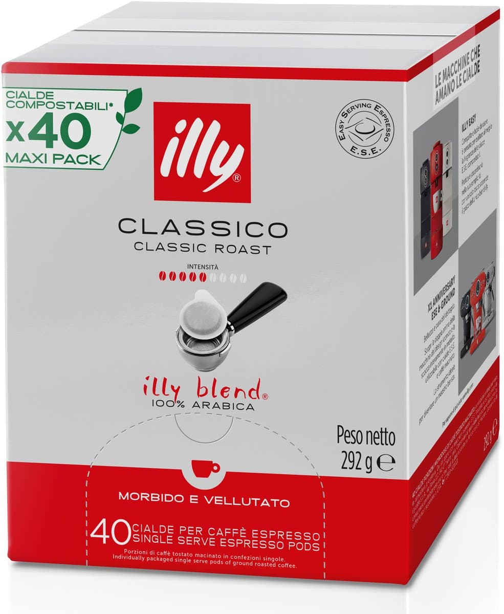 Illy ESE koffie servings Classico (40stuks)