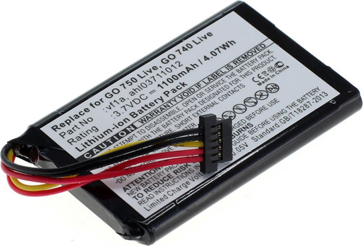 OTB Accu Batterij TomTom Go 740 Live / 740TM / 750 / 750 Live - 1100mAh