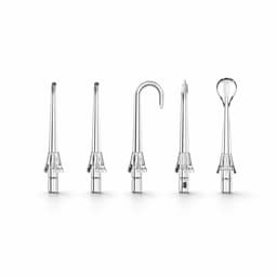 Productfoto van Flossing® Floss Pro Multi Tip Set - 5 Opzetstukken - Opzetstukjes Waterflosser - Vervangtips Monddouche & Flosapparaat - Voor Floss Pro