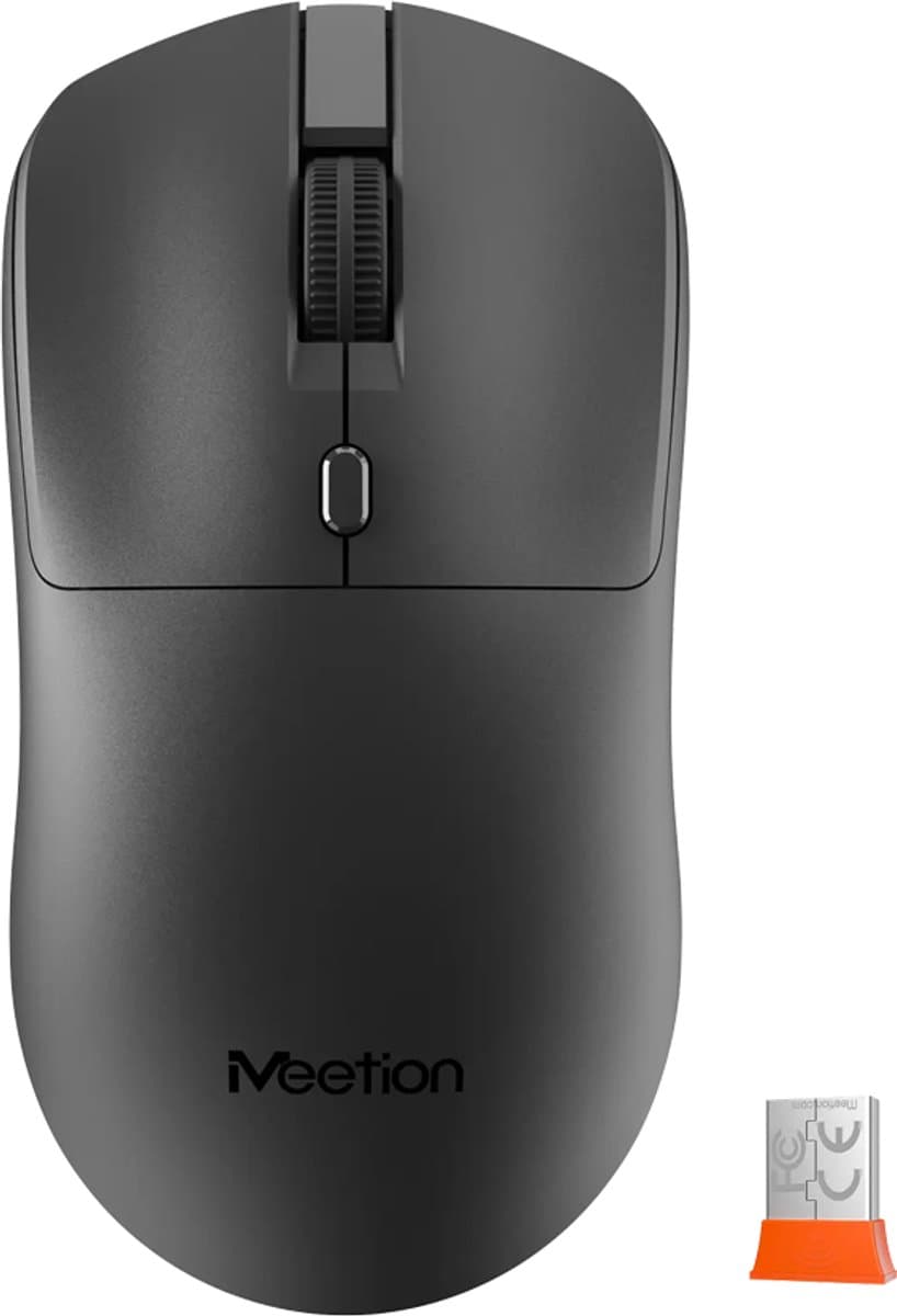 Meetion R546 - Draadloze Stille Muis - 2.4GHz - Instelbare DPI - Ergonomisch Design - Plug & Play - Zwart