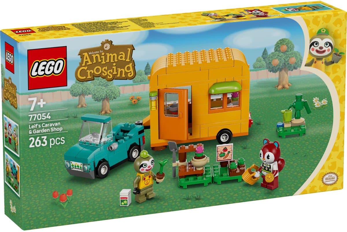 LEGO Animal Crossing Leifs caravan en tuinwinkel - afbeelding 1
