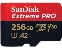 SanDisk Extreme PRO 256 GB Schokbestendig