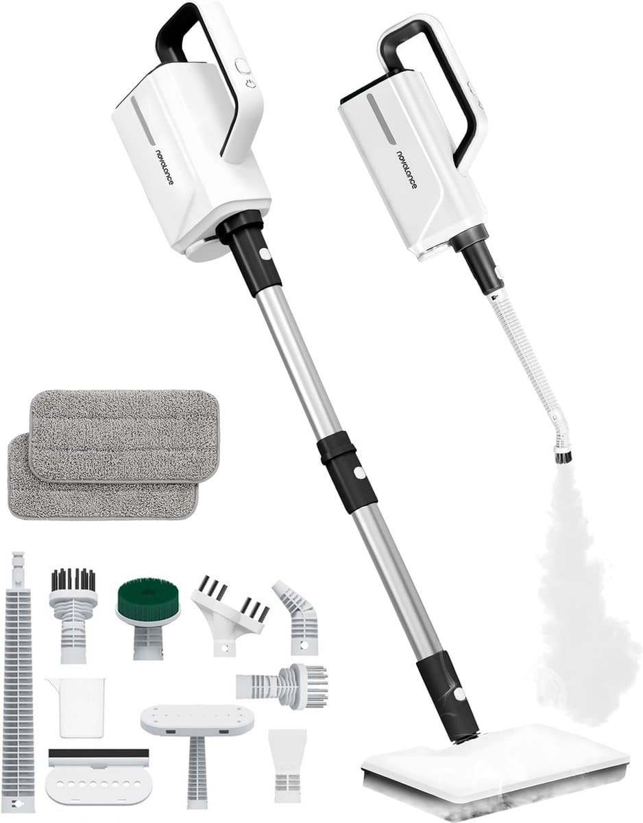 Novalance - SteamPro Stoomreiniger & Handstomer - Tapijtreiniger / Vlekkenreiniger - Stoomreinigers - Stoomapparaat - Vloer, Bank, Tapijt - afbeelding 1