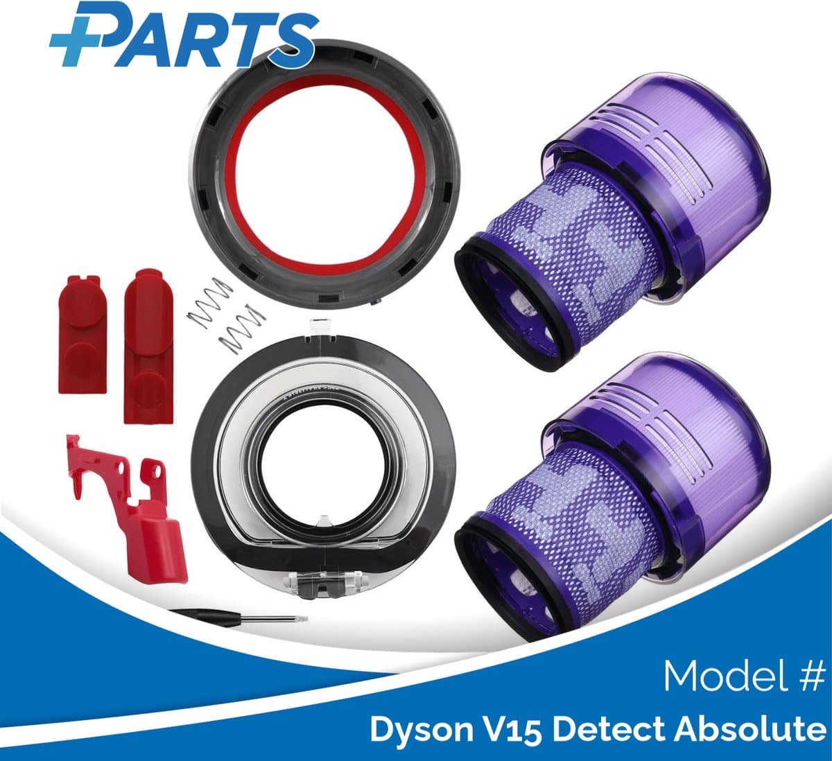 Dyson V15 Detect Absolute Onderhoudsset (Plus.Parts® alternatief voor 970013-02)