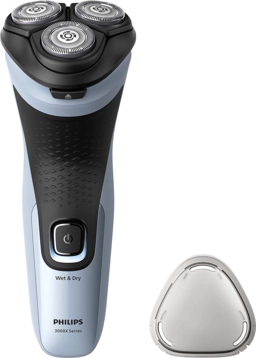 Philips Shaver 3000X Series X3003/00 - Elektrisch scheerapparaat – met trimmer – mannen - Blauw - afbeelding 1