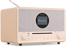Productfoto van DAB Radio met CD Speler en Bluetooth - Audizio Lucca - FM en Internetradio - AUX en USB Stick Ingang - Wekker