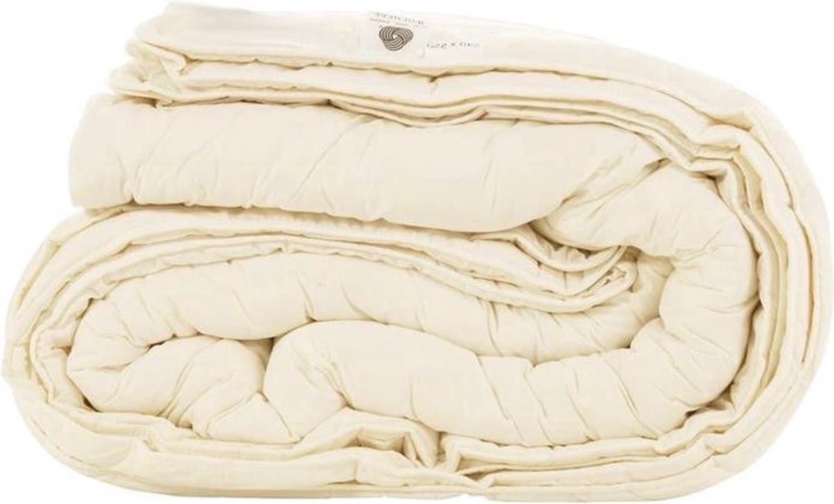 Topmerk Wollen 4-seizoenen dekbed (B-keuze) hoogwaardig 100% wol 4-seizoenen dekbed. Zomer + winter – Eenpersoons – 140x200cm DUURZAMERE KEUZE