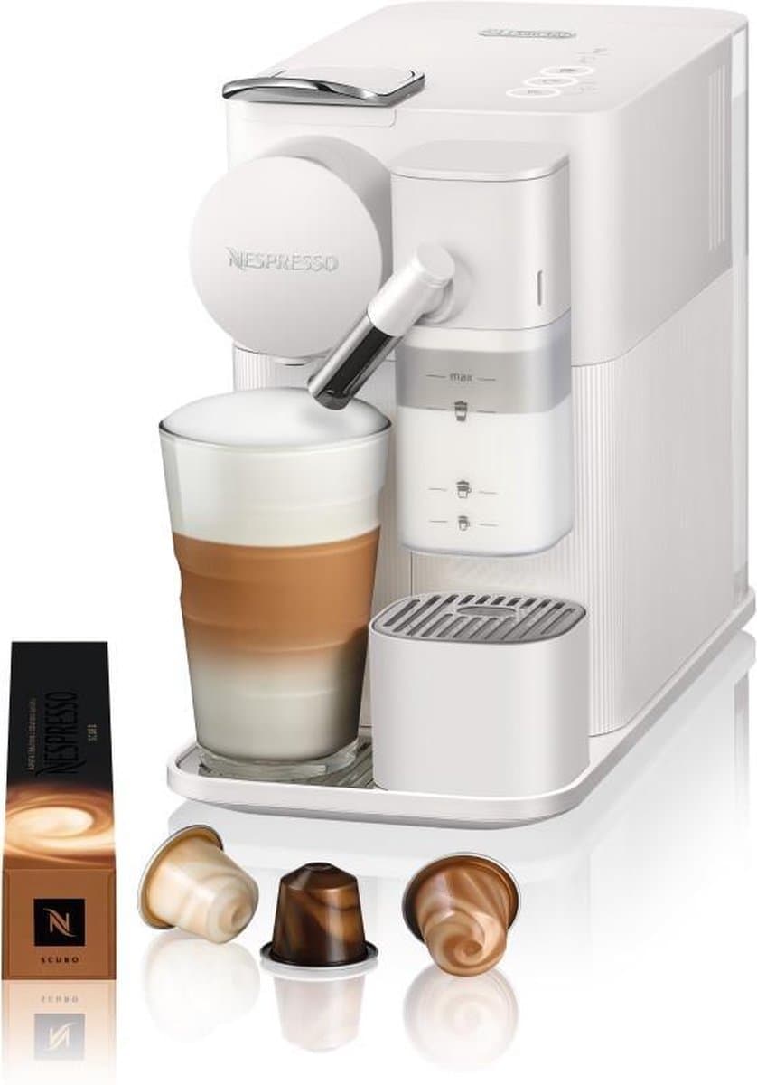 De'Longhi Nespresso Lattissima One EN510.W - Koffiecupmachine - Wit