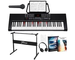 Finesse 61-Keys Keyboard Piano met Lichtgevende Toetsen