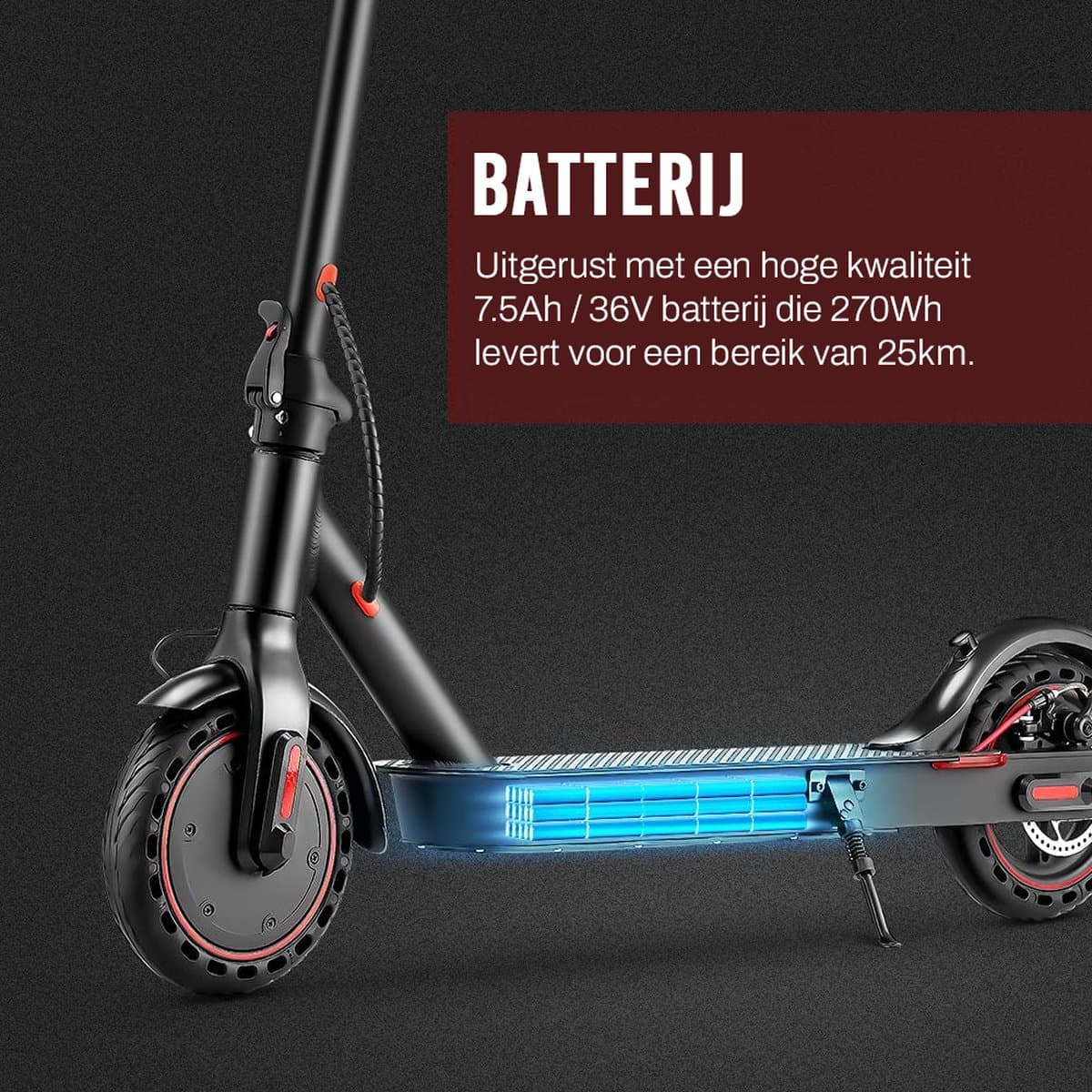 UrbMob F9 Elektrische Step – 350W, 25 km/u, Lekvrije Banden