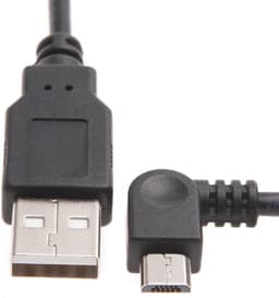 Productfoto van Right Angle Micro USB Cable for Charging and Syncing, Compatible with TomTom GO 40/50/500/5000/5100/600 GPS Navigation System, 1m Cord
