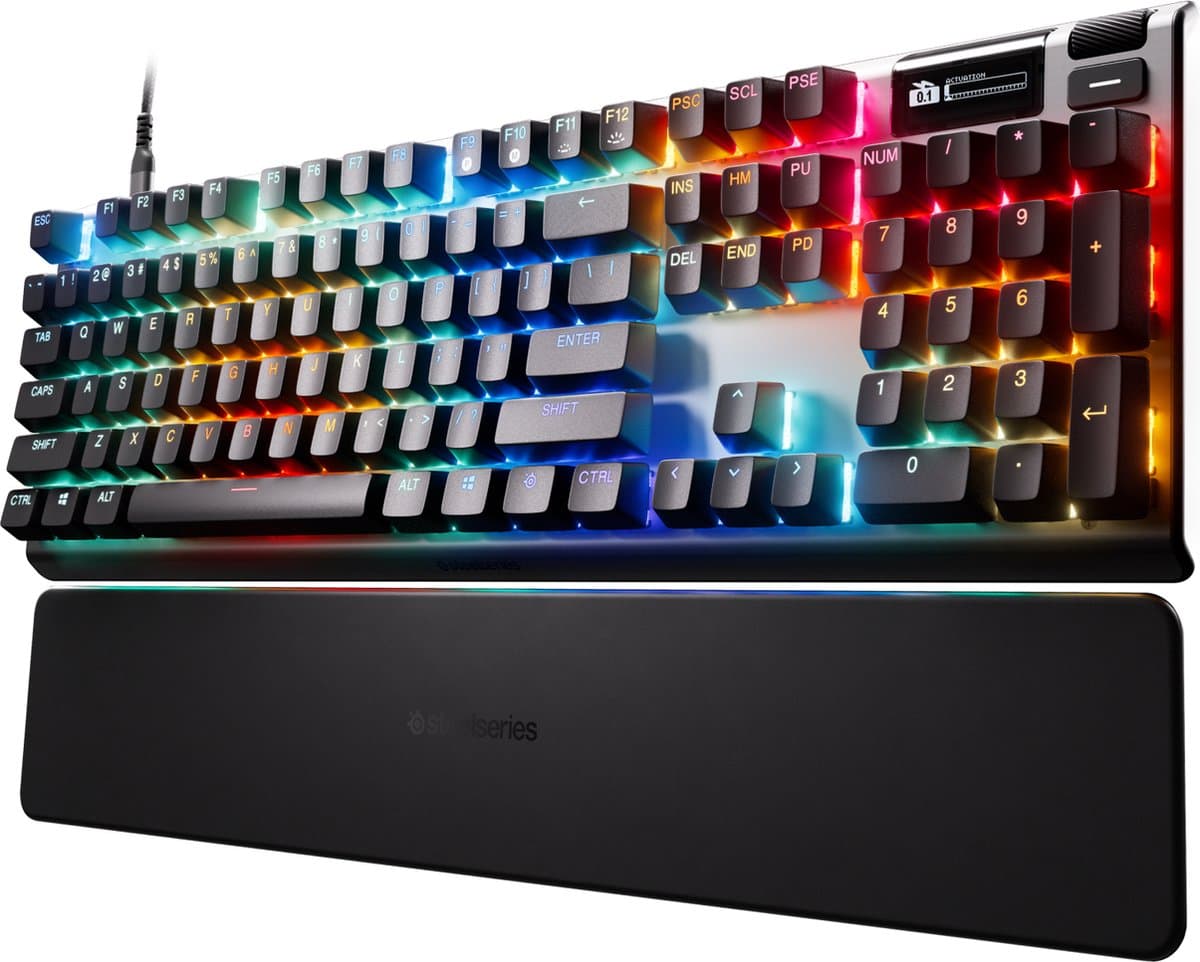 SteelSeries Apex Pro Gen 3 - Mechanisch Gaming Keyboard - US Qwerty - Rapid Trigger, Rapid Tap, Protection Mode