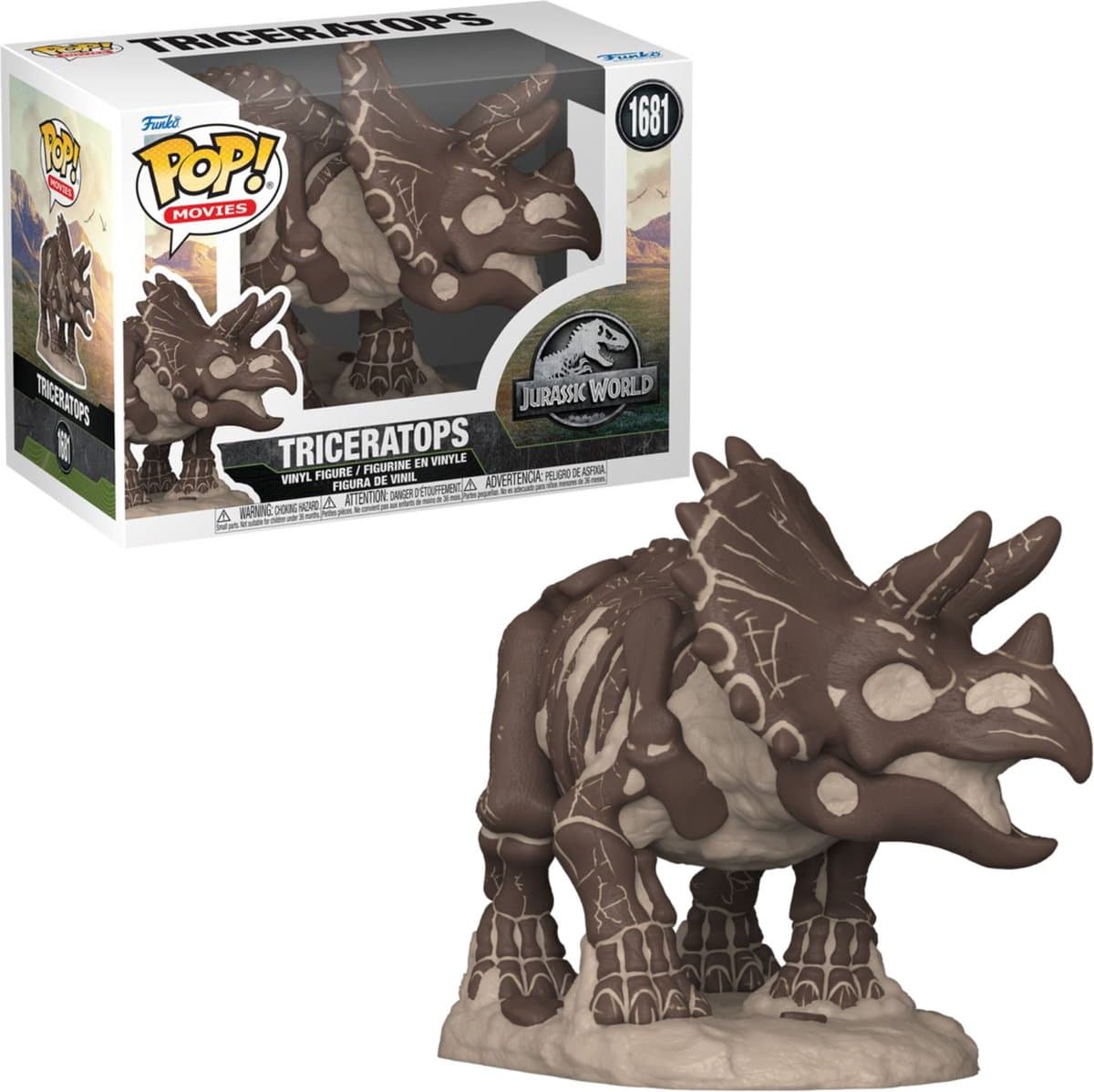 Funko Pop! Triceratops Fossil Jurassic World - afbeelding 1