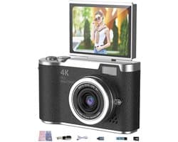 4K 48MP Flip Screen Camera
