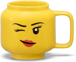 Productfoto van Room Copenhagen LEGO keramische mok knipogend meisjeshoofd 255ml