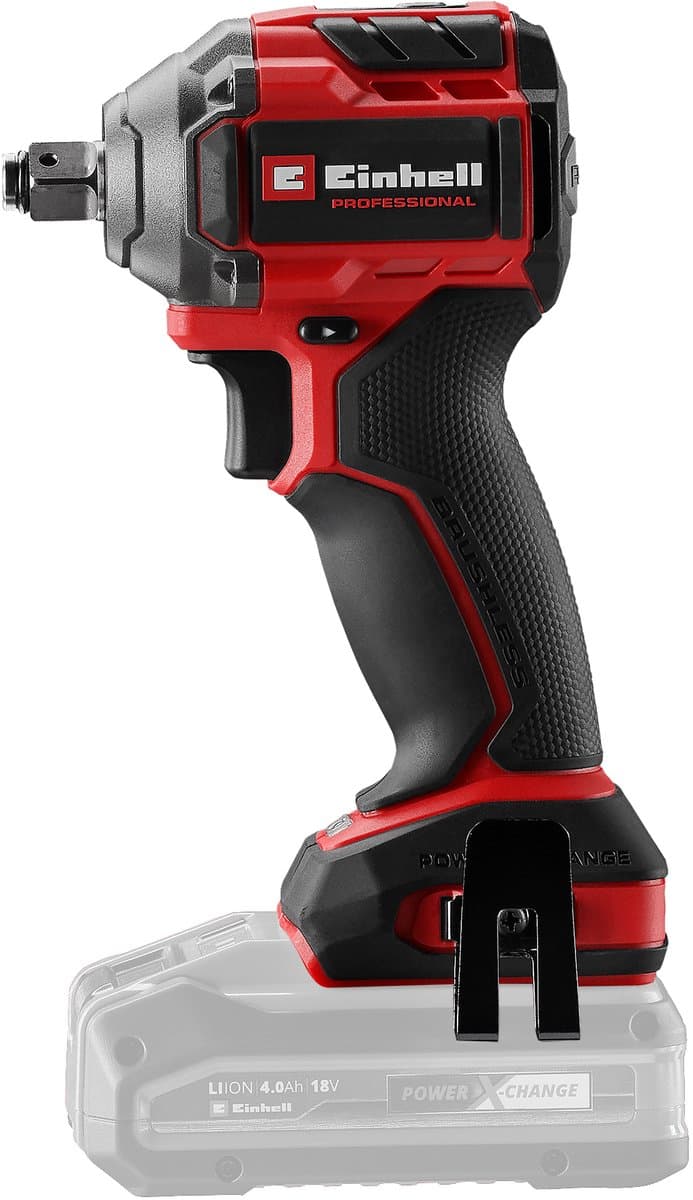 Einhell Professional Accu Slagschroefmachine TP-CW 18/260-C Li BL Solo - Power X-Change - 18 V/Li-ion - Extra compact design - 0-2700 t/min - Max. koppel 260 Nm - Excl. accu en lader