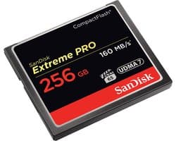 SanDisk 256GB CompactFlash