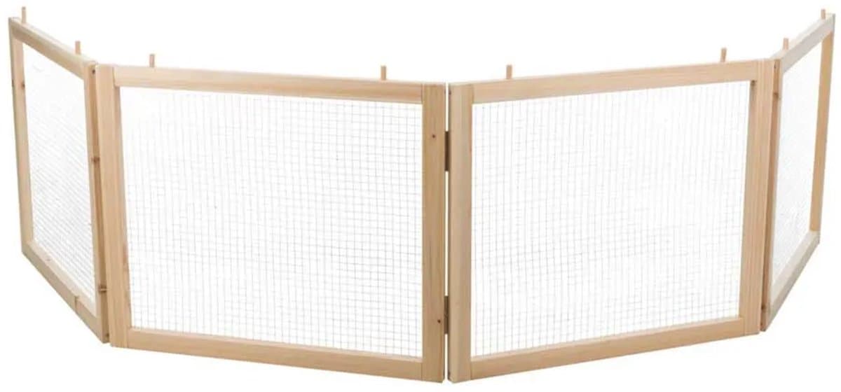 Trixie Indoor Ren - uitbreidbare konijnenren hout 4 panelen