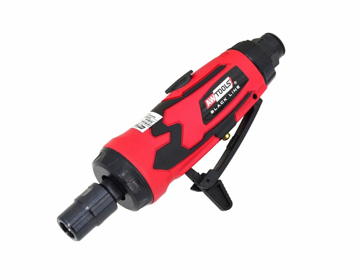 AWTools AW10301 - Pneumatische Rechte Slijpmachine - Mini - 1/4 inch - 6mm