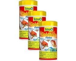 Tetra Visvoer Goldfish Vlokken - Vissenvoer - 3 x 250 ml