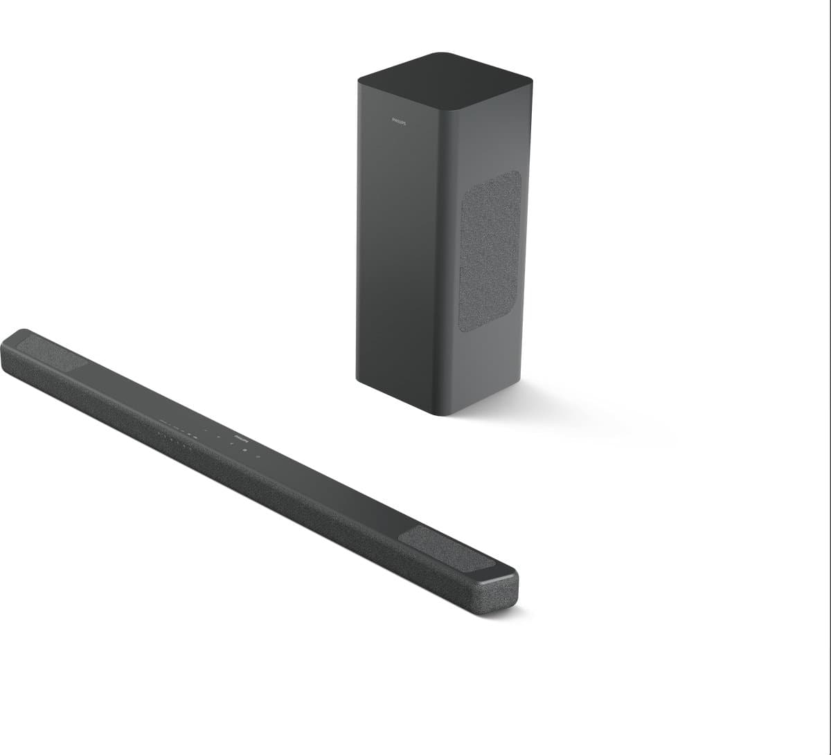 PHILIPS TAB8301/10 - 3.1.2-kanaals Soundbar - Draadloze Subwoofer - 380W Vermogen - Dolby Atmos - DTS:X - DTS Virtual:X - Bluetooth 6.0 LE Audio - HDMI eARC - Gun Metal - afbeelding 1