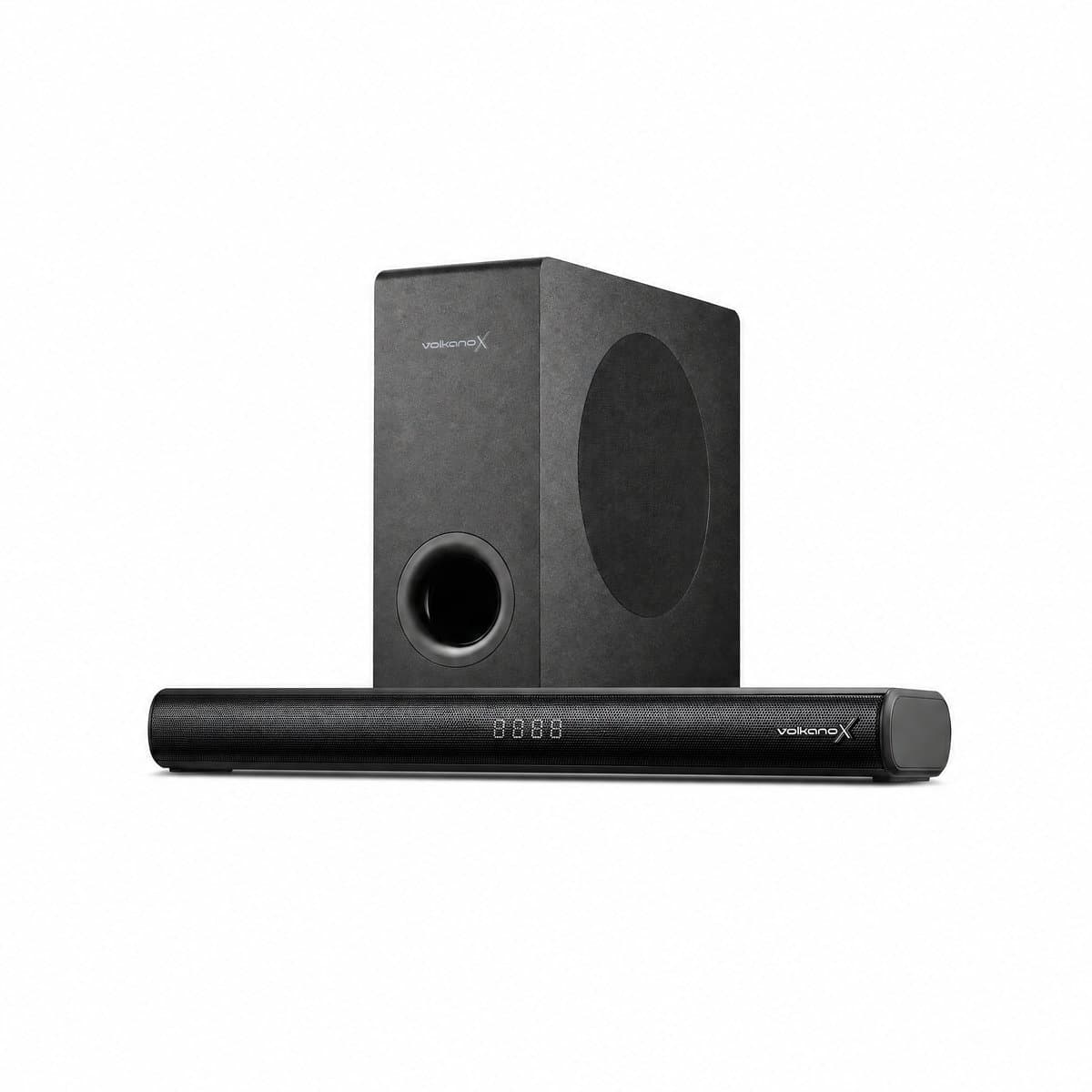 VolkanoX Soundbar - Draadloze Subwoofer - Soundbars voor TV - Zeer Compact Formaat 40cm Breed - 240W Soundbar met Subwoofer - HDMI ARC - Bluetooth