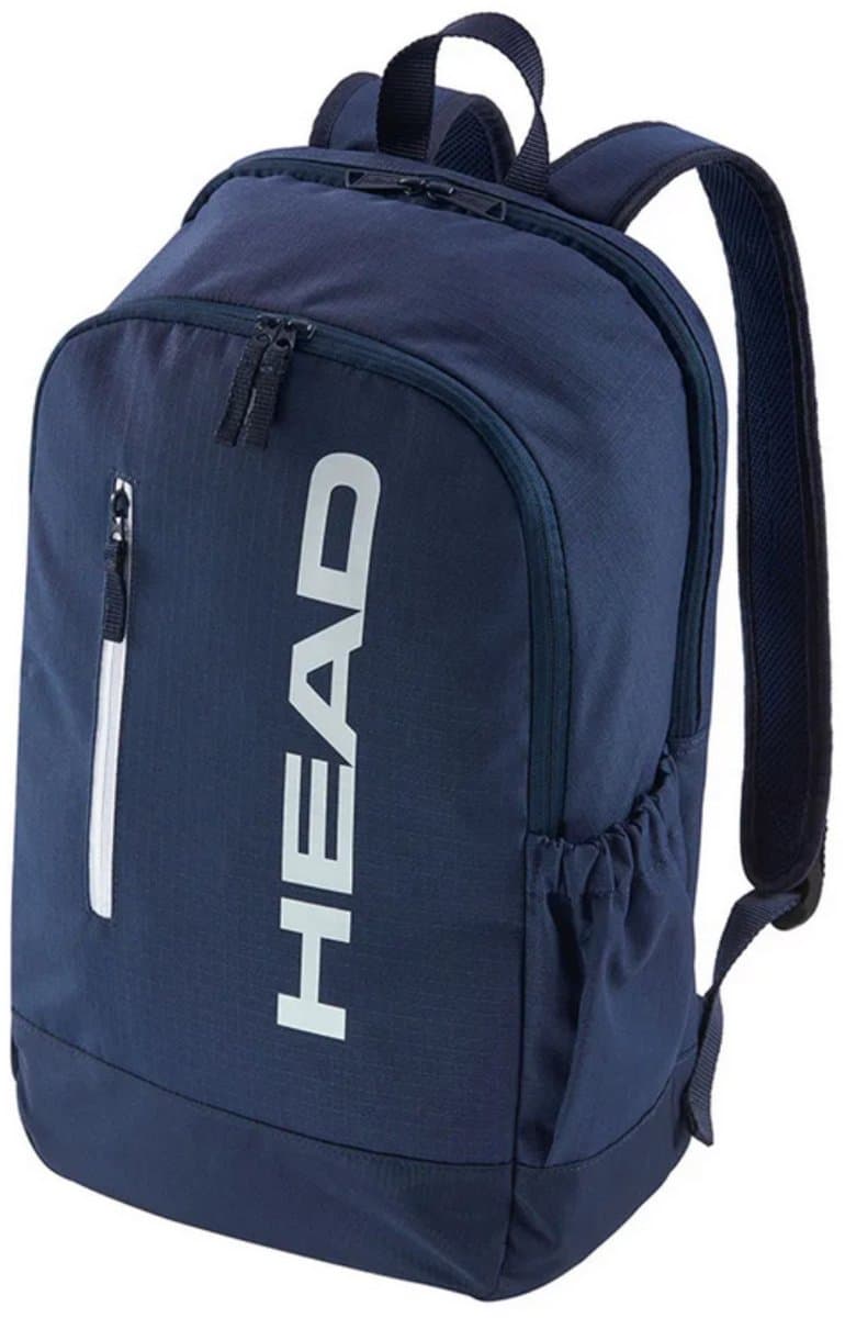 Head Base Rugzak 17L 2026 – Padel- & Tennisrugzak voor 2 Rackets – Sporttas met Racketvak, Accessoirevakken & Mesh Zijvakken – Navy - Padel rugzak - Tennis rugzak - Heren & Vrouwen - Padeltas - Tennistas rugzak