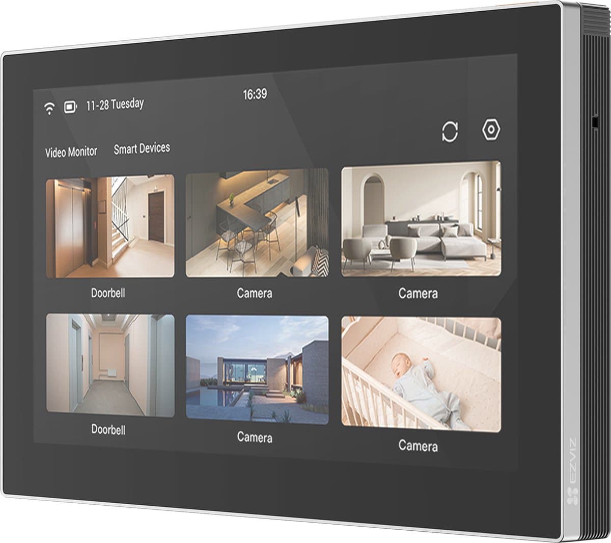 Ezviz SD7 Touchmonitor: draadloos smart home scherm