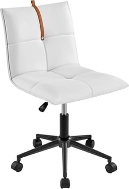 Productfoto van Ergonomische Bureaustoel Zonder Armleuningen, In Hoogte Verstelbaar, Draaistoel voor Thuiswerkplek