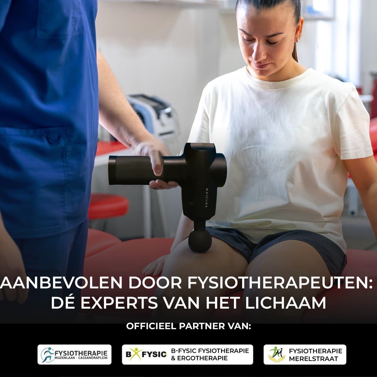 Maicura PRO SE Massage Gun met 10 koppen en 5 uur batterij - afbeelding 1