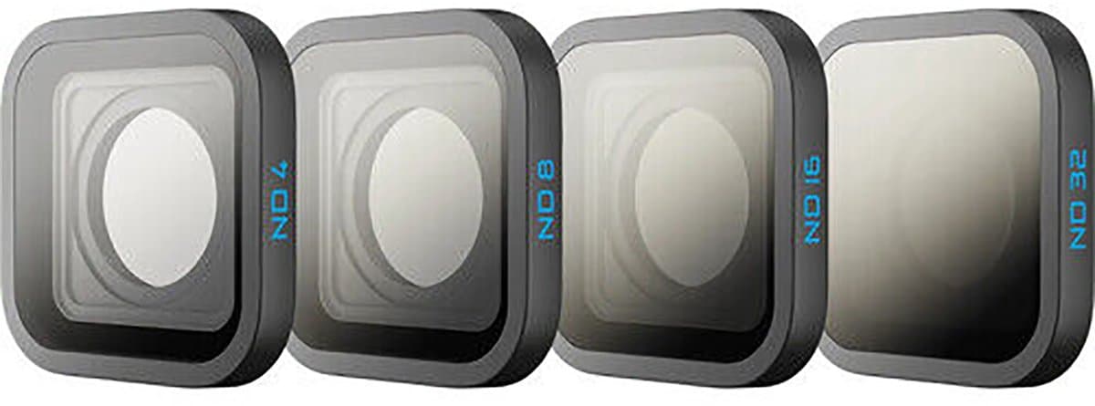 GoPro ND Filter 4-Pack voor HERO13 - Cinematografische opnamen