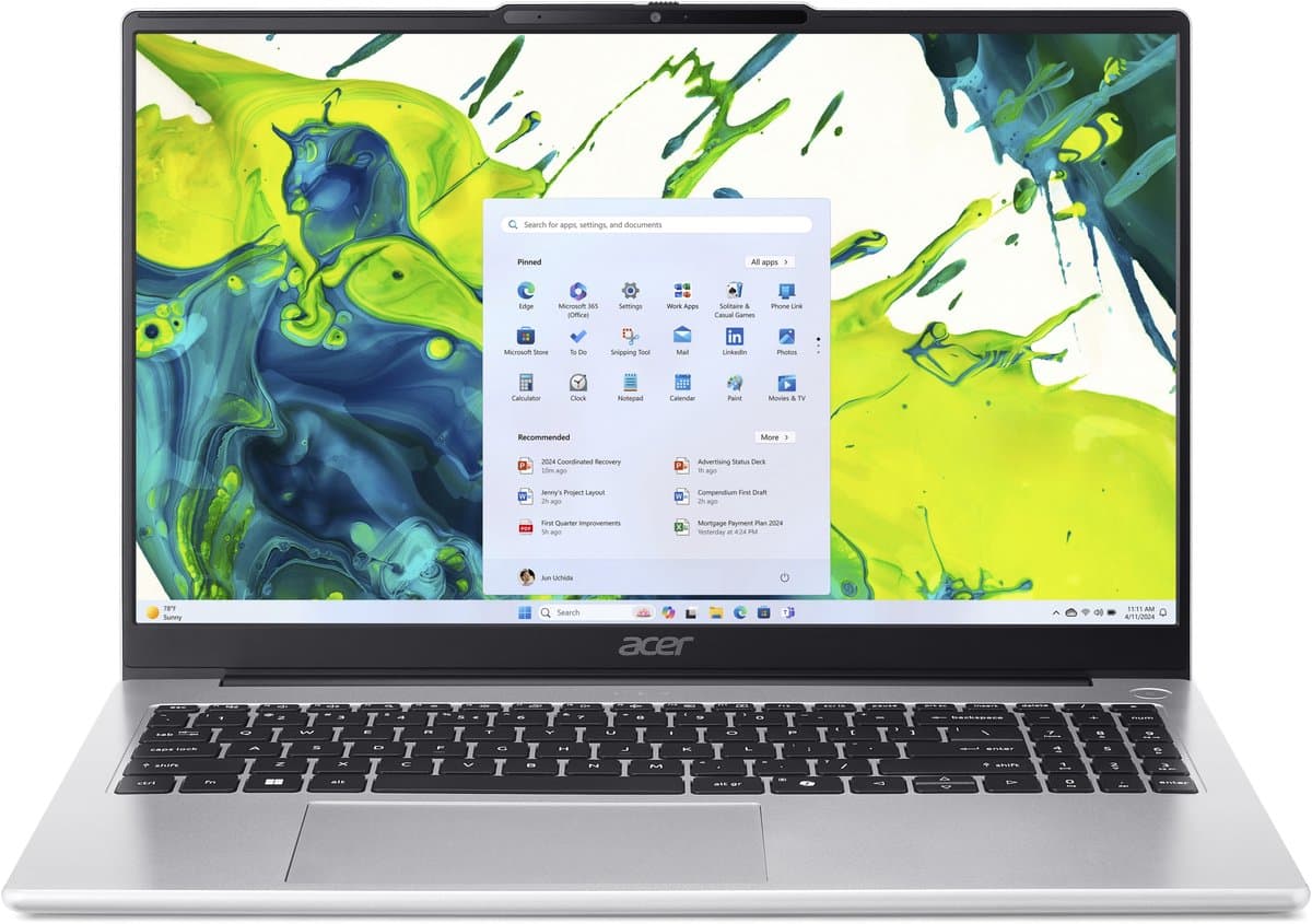 Aspire AL15-44P-R04J - Laptop - 15 inch - AMD Ryzen 5 - 16GB - 1TB SSD - Zilver