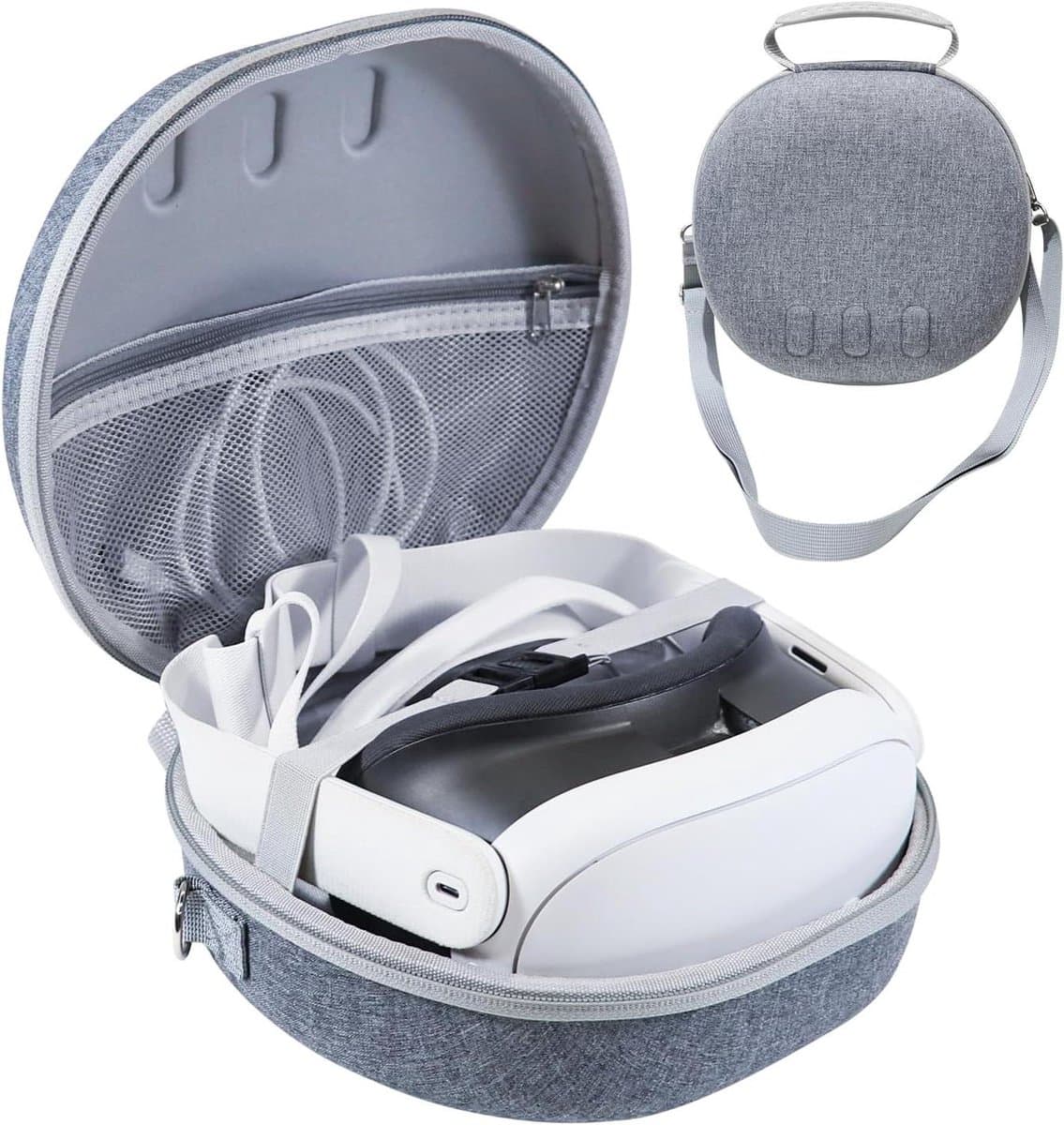 Draagtas Meta Quest 3 - VR Headset Tas - Reizen en Opslag - Ultrastrak Ontwerp - 27x25x12 cm