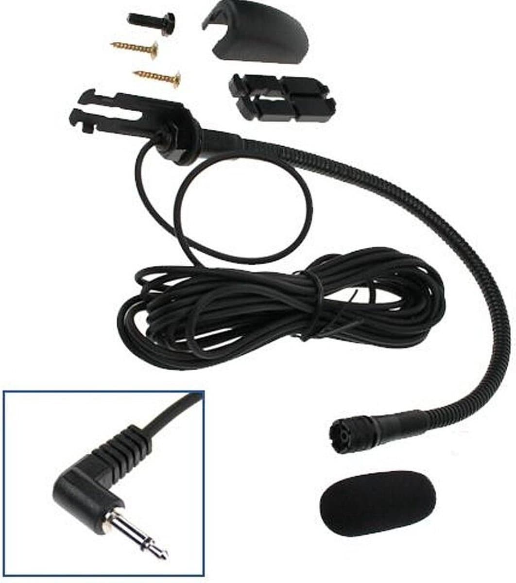 Zwanenhals Microfoon passief 3,5mm o.a.CK3100 / CK3300 / CK3500, Sony Ericsson, TomTom GO, JVC KD-BT