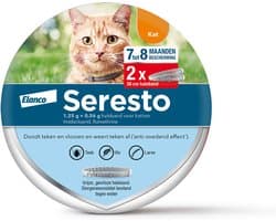 Seresto Teken- En Vlooienband Kat 38 cm - Anti tekenmiddel - 2