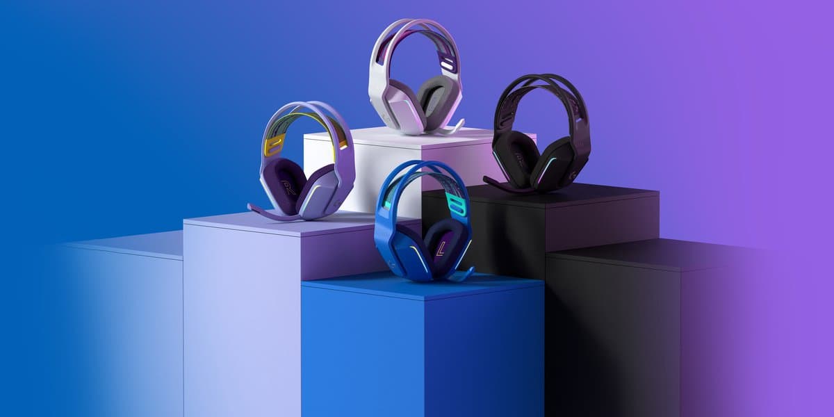 Logitech G733 LIGHTSPEED lila met RGB en USB-A