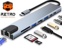Productfoto van RGG 8-in-1 USB-C-hub
