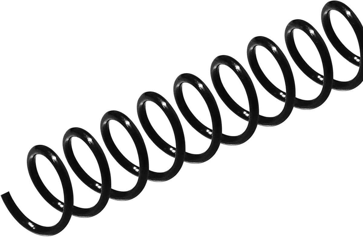 Plastic Spiraal Binding Coils - Bindspiralen - Documenten Binden - 4:1 Pitch - 10mm 75 Vel Capaciteit - Zwart