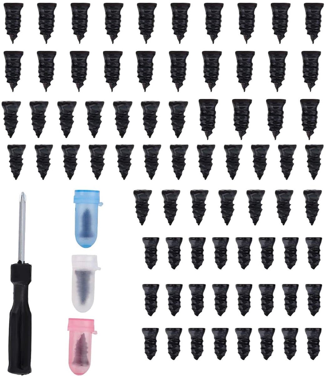 Draagbare Bandenreparatieset – Rubberen Bandenreparatiespijkers - 3 Maten Pluggen & Gereedschap – Voor Auto, Fiets en Motor - 85 stuks - Snel Zonder Wiel Verwijderen