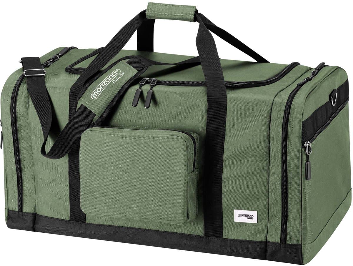 Monzana Sporttas - 90L 70x35x35 Schouderriem Voor en zijvakken - Groen